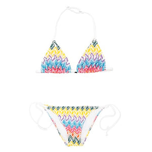 BIKINI DA BAMBINA IN MAGLIA ZIGZAG