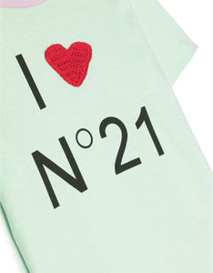 N°21 Kids t-shirt logomania