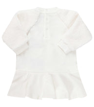 Carica l&#39;immagine nel visualizzatore di Gallery, MOSCHINO KIDS Abito bianco per neonata con teddy bear
