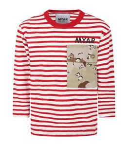 MYAR T-shirt multicolor per bambino con logo