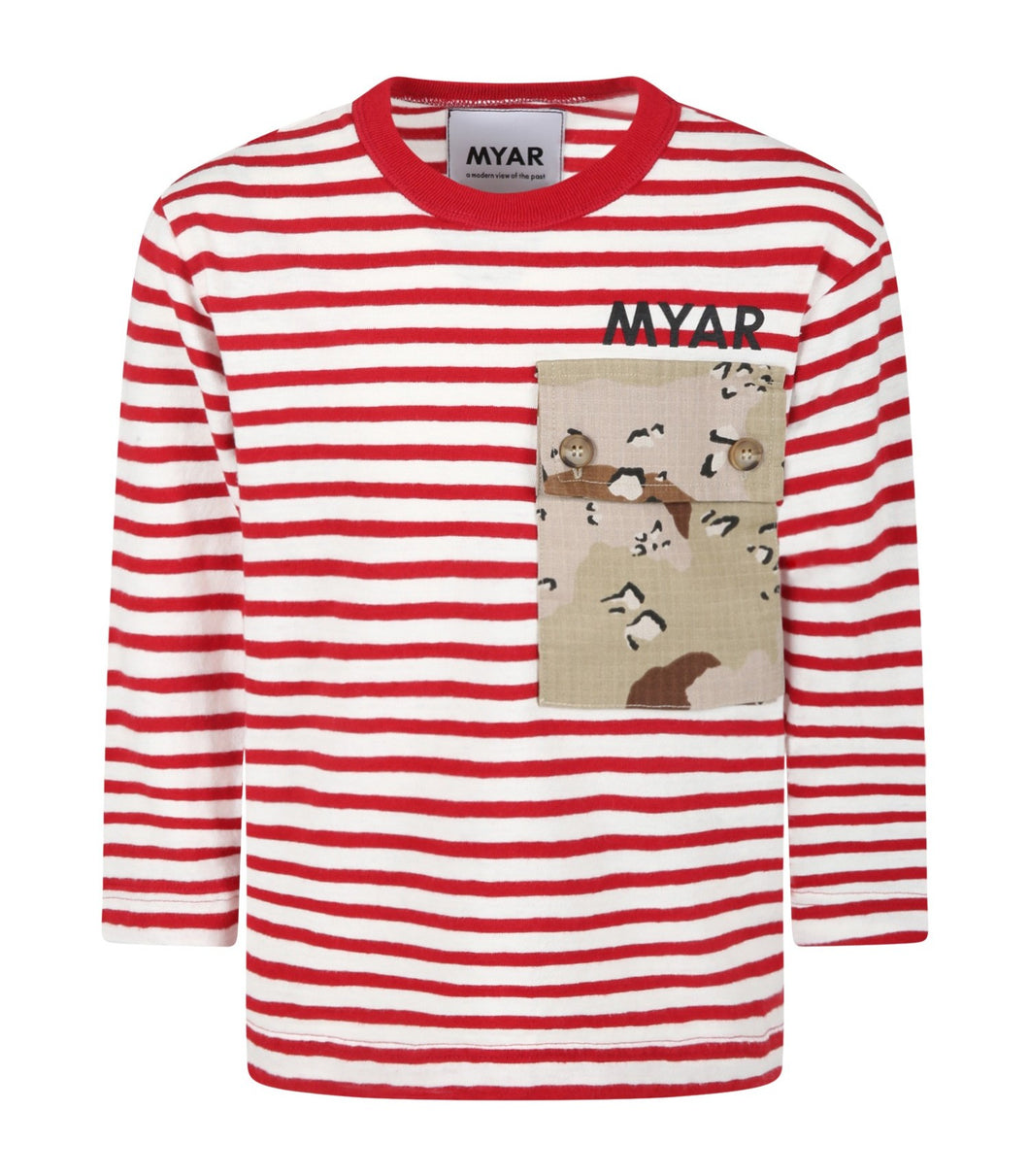 MYAR T-shirt multicolor per bambino con logo