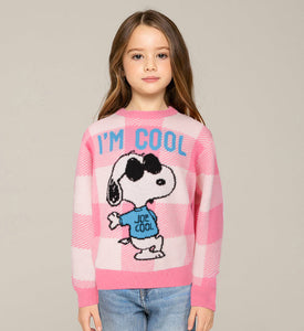 Snoopy I'm Cool stampa Bambina maglione | Peanuts™ Special Edition