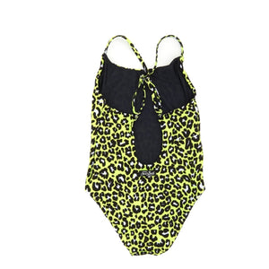 YELLOW FLUO ANIMALIER PRINT ONE PIECE - ANIMALIER MANIA CAPSULE COLLECTION