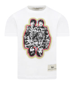 STELLA MCCARTNEY KIDS T-shirt bianca con Beatles