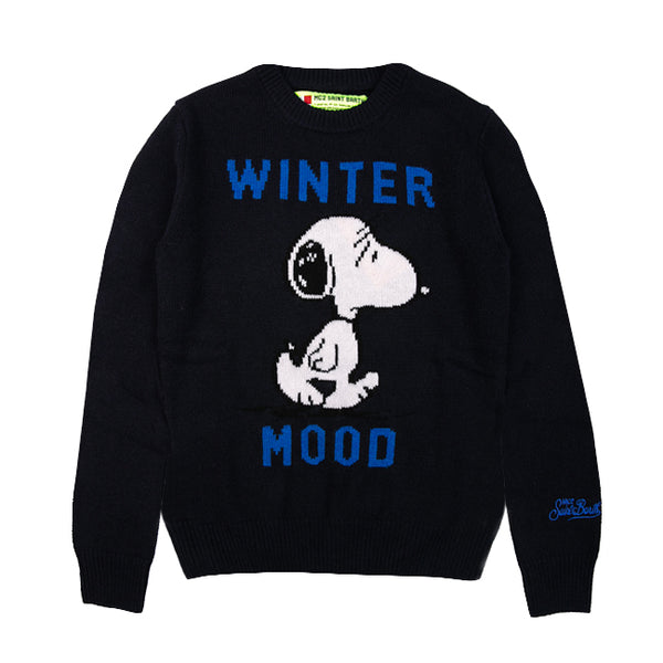 Maglione bimbo con stampa jacquard Snoopy Winter Mood | Peanuts™ Special Edition